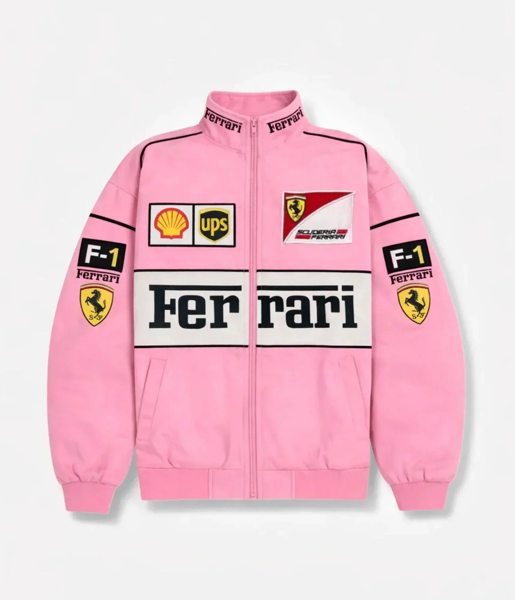 Giacca Vintage da Corsa Ferrari F1 Rosa