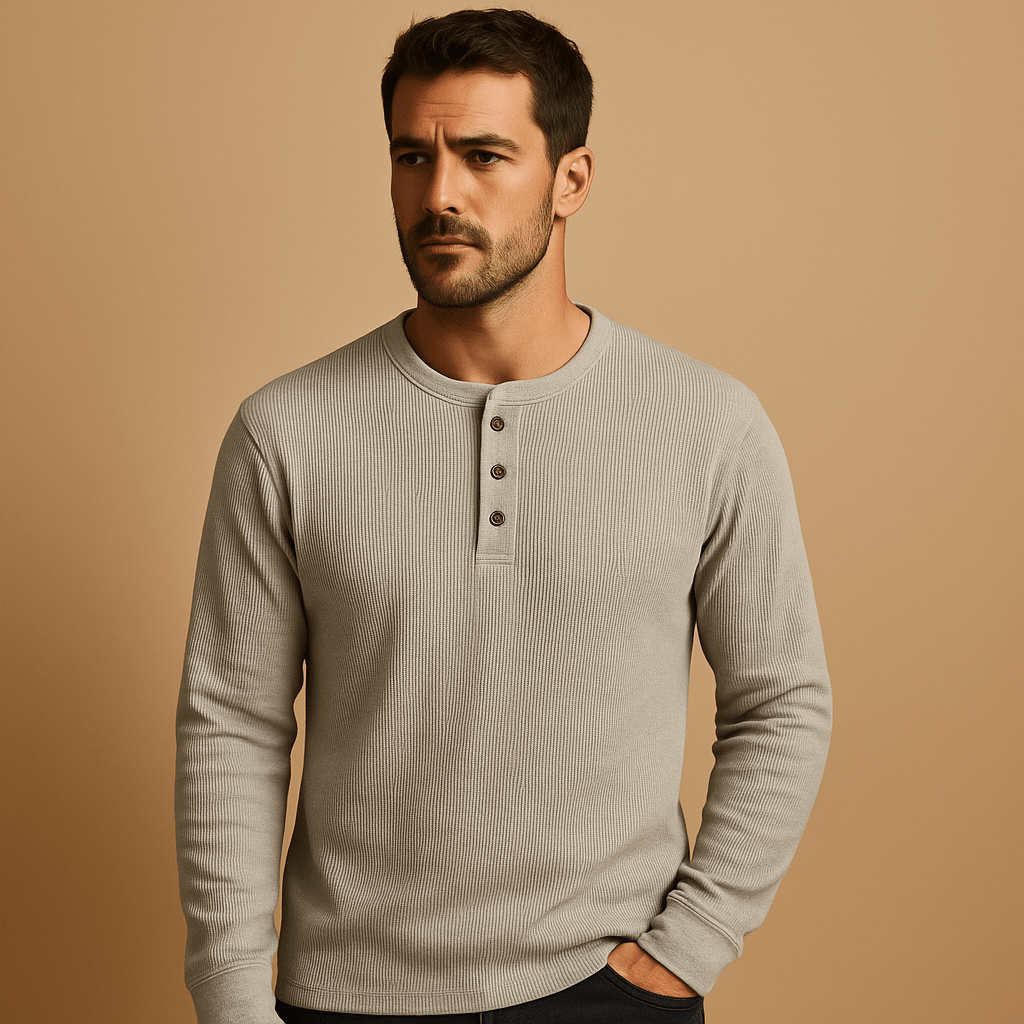 Chemise Homme Manches Longues Coupe Détendue Usage Quotidien Décontracté