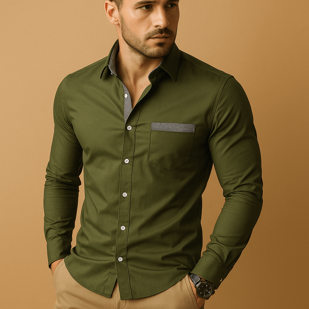 Chemise Homme Coupe Slim Profil Ajusté
