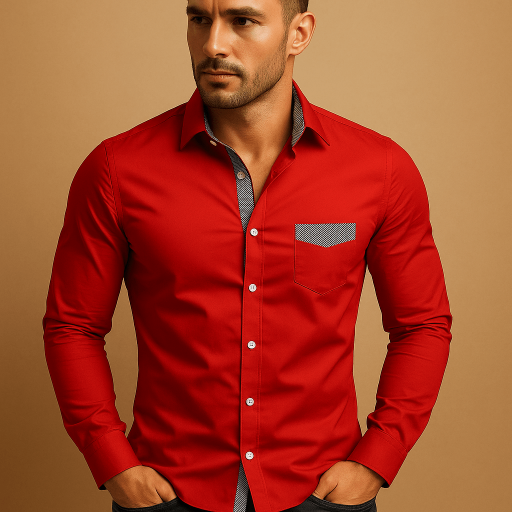 Chemise Homme Coupe Slim Profil Ajusté