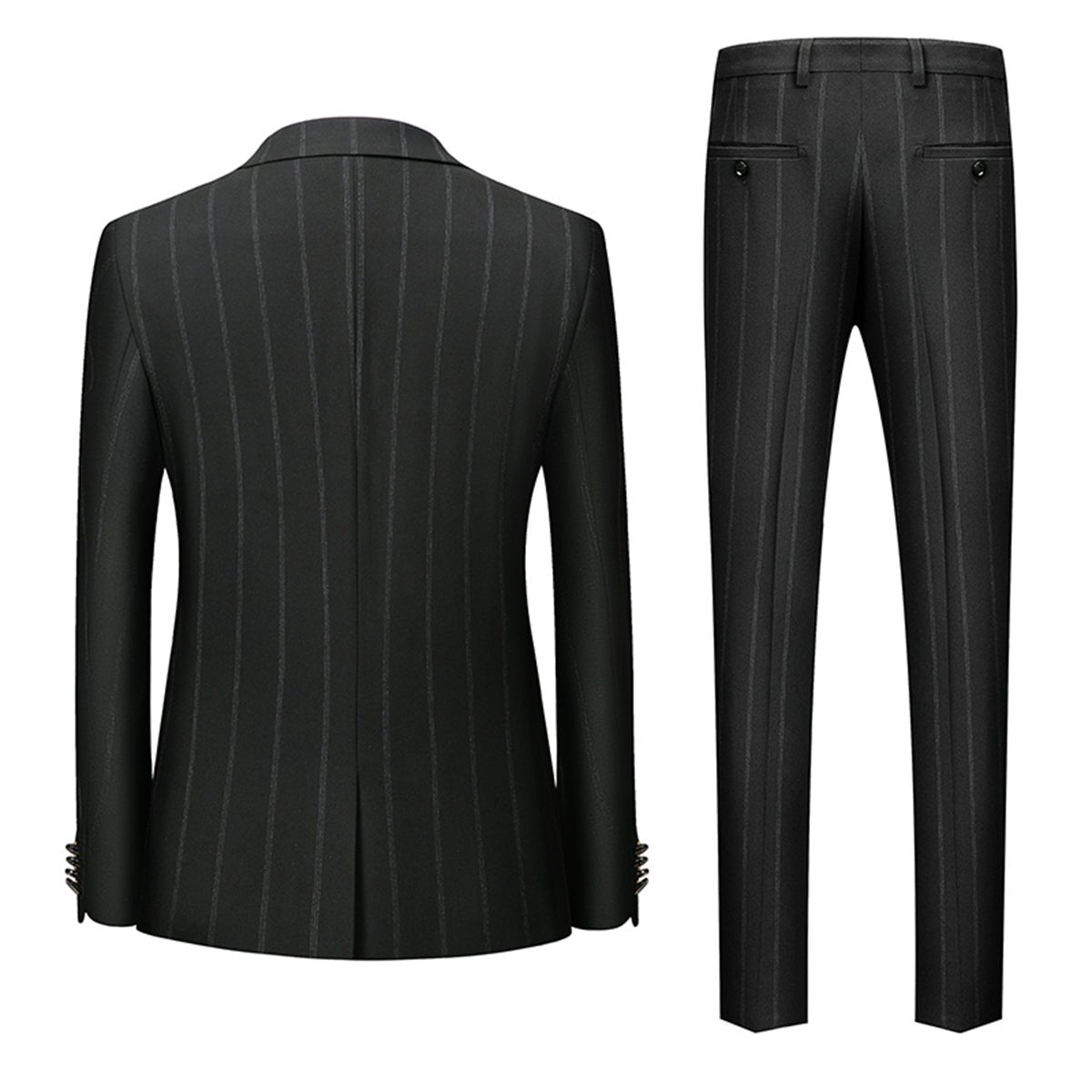 Abito Uomo Elegante Slim 3 Pezzi Set Formale