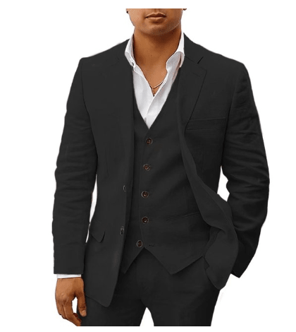 Herren Anzug-Set Leichte Sommerpassform Luftiger Stil