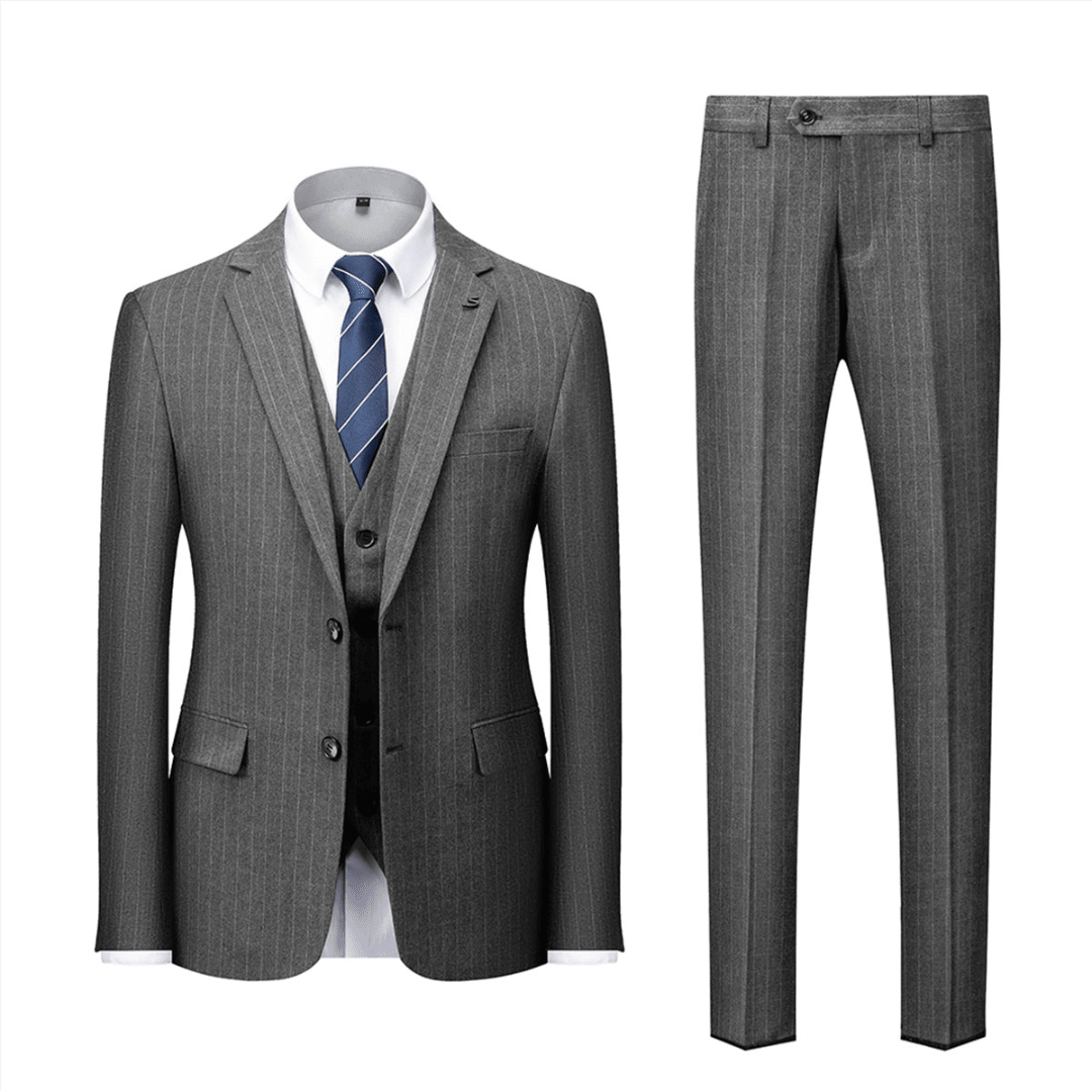 Herren Anzug-Set Schlanke Passform Hochzeitsgast formeller Stil