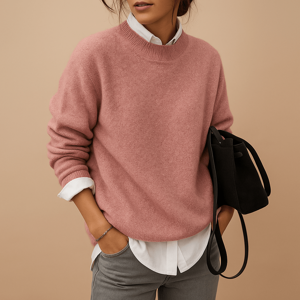 Maglione Donna Elegante Vestibilità Confortevole Design Minimalista