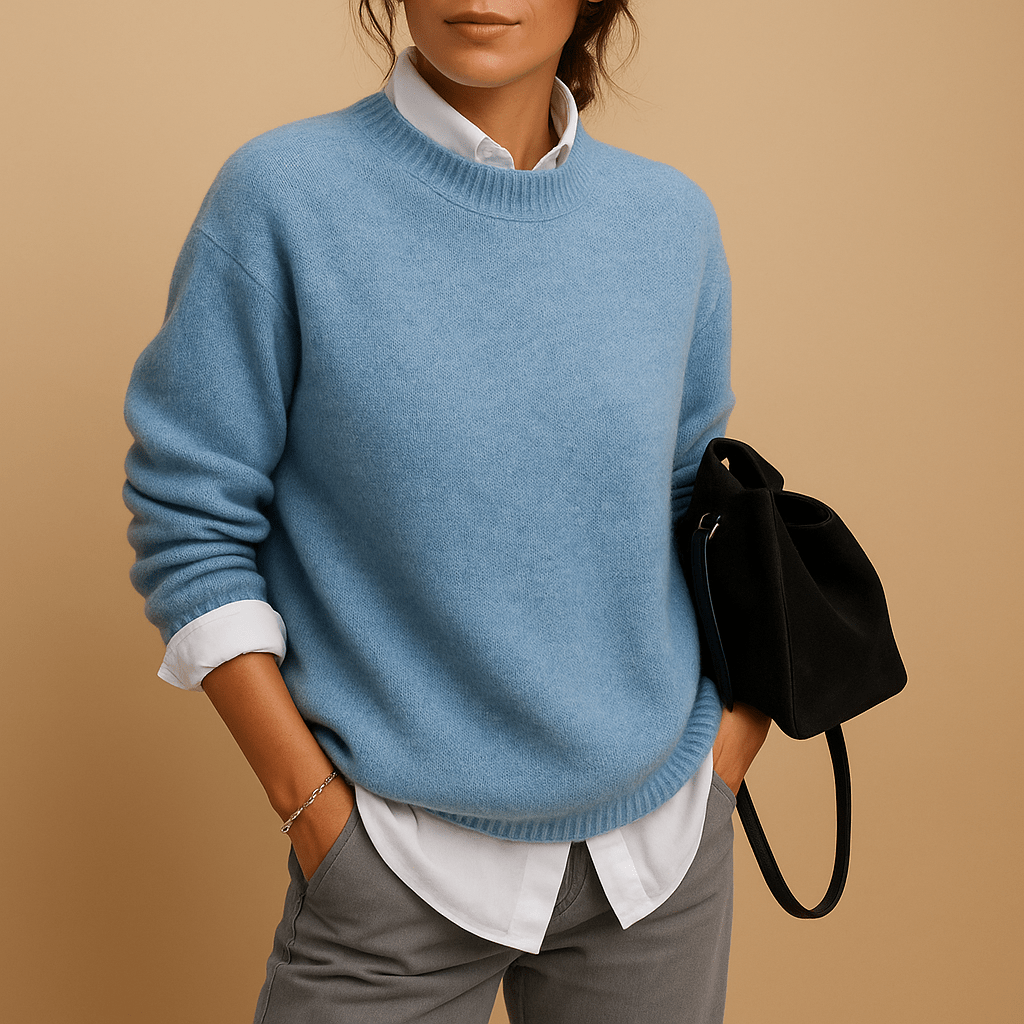 Maglione Donna Elegante Vestibilità Confortevole Design Minimalista