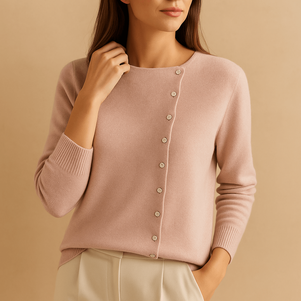 Maglione Donna Maniche Lunghe Girocollo Vestibilità Comoda