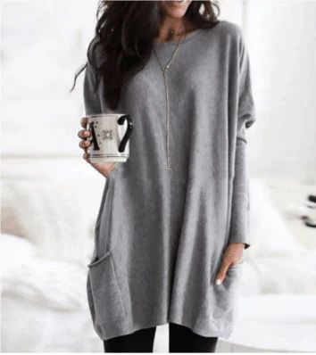 Maglione Donna Vestibilità Comoda Look Quotidiano