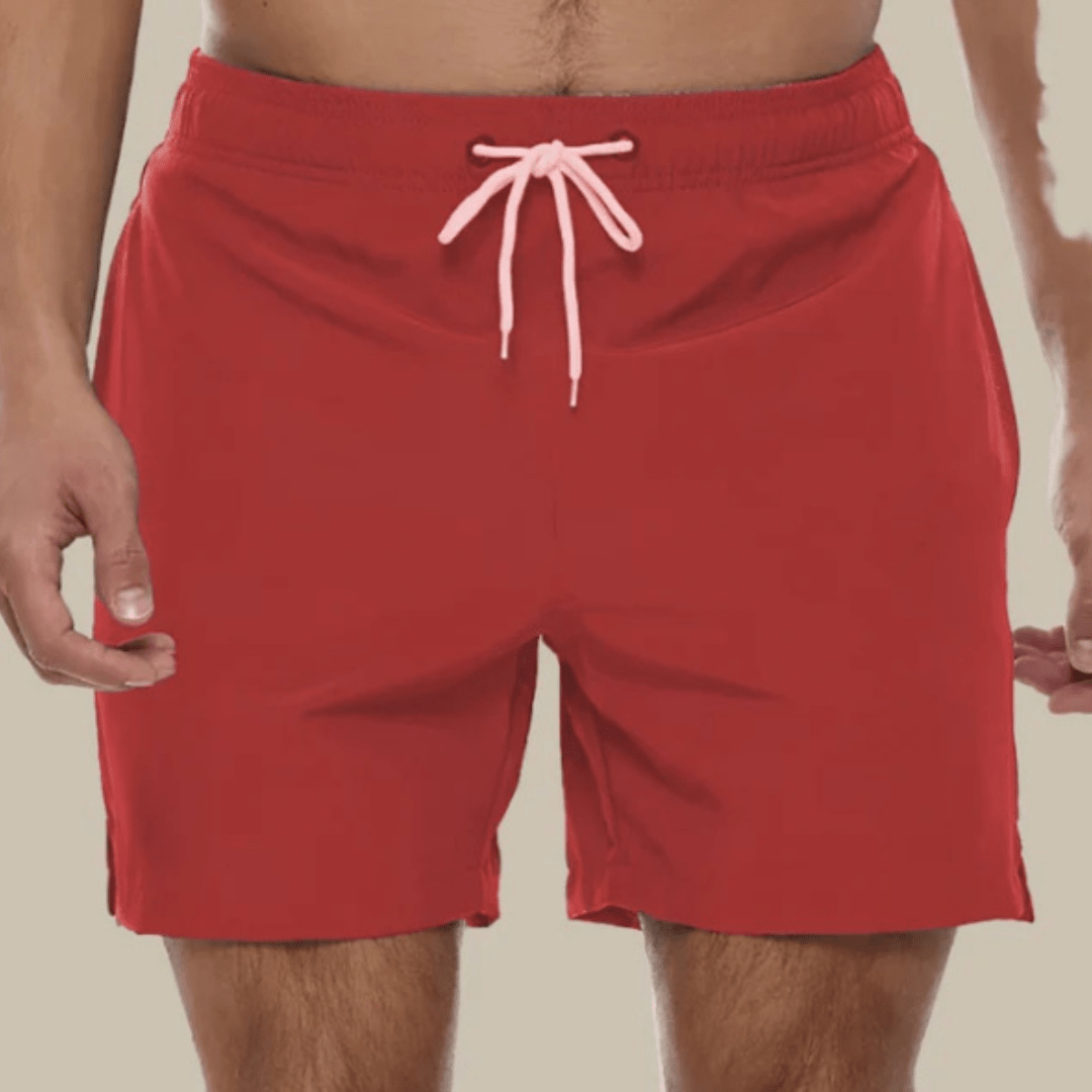 Costume da bagno uomo, lunghezza corta, fodera e tasca laterale