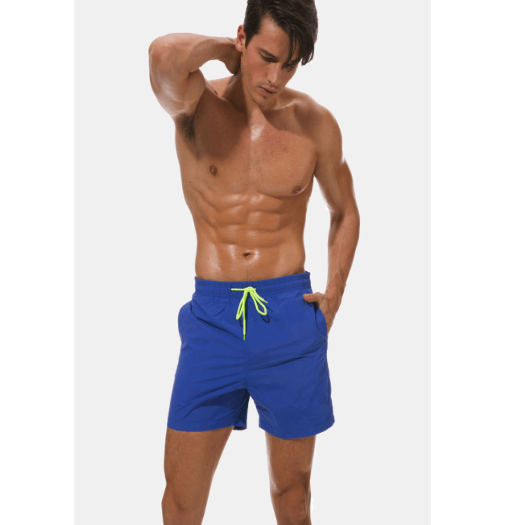 Costume da bagno uomo, lunghezza corta, fodera e tasca laterale