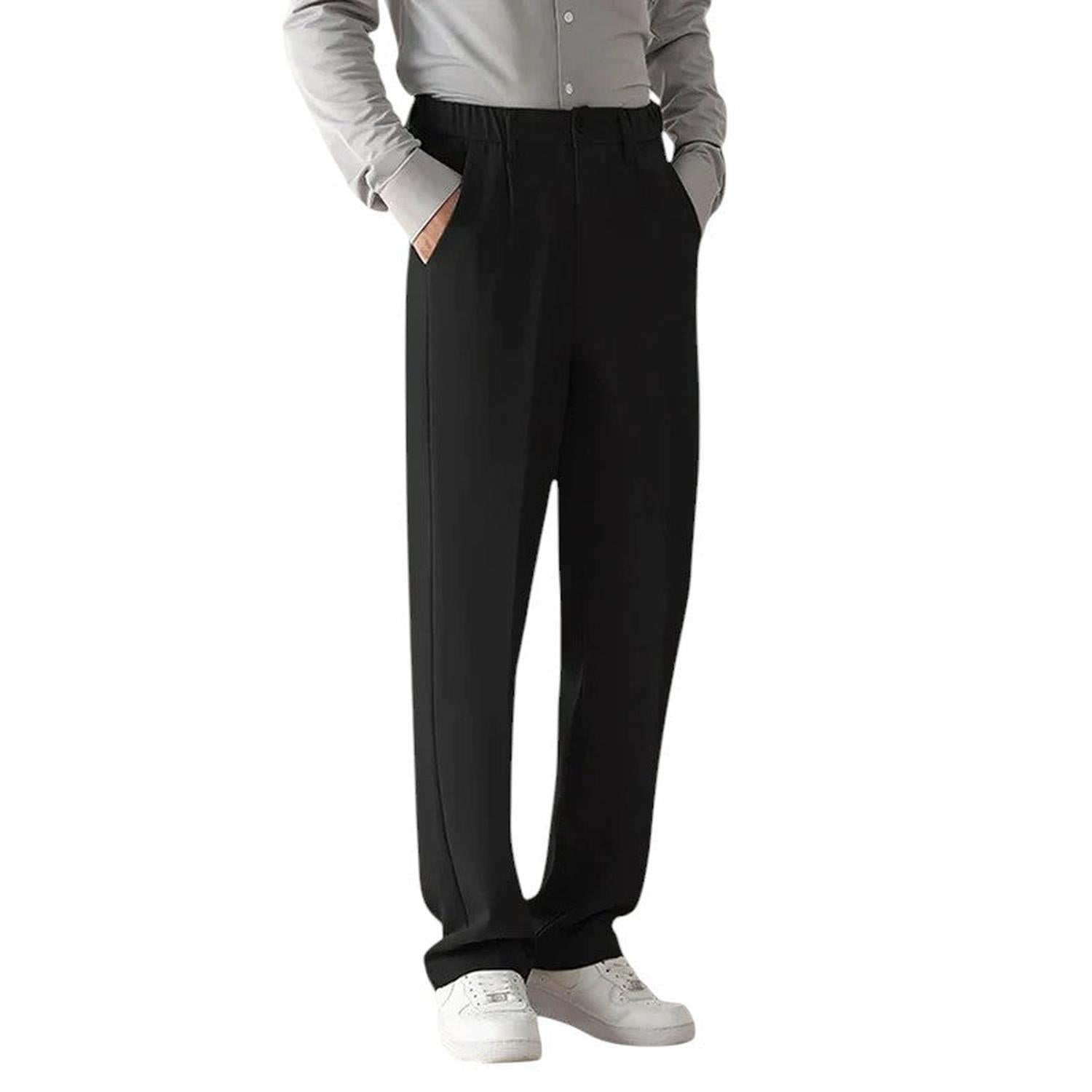 Herren Hose Formelles Drapiertes Design Locker maßgeschneiderte Passform