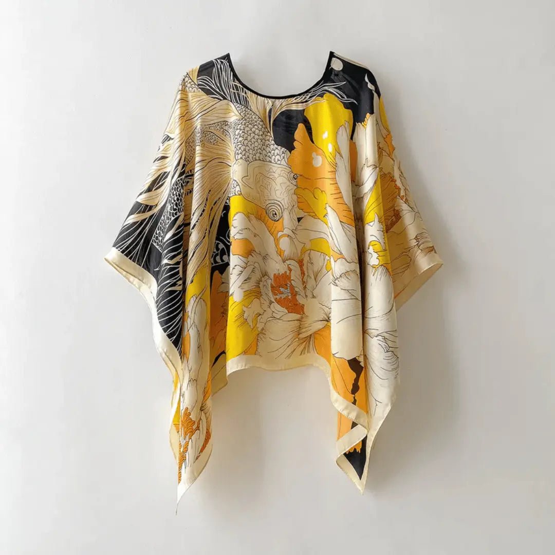Blusa da donna — Design con stampa, vestibilità regolare