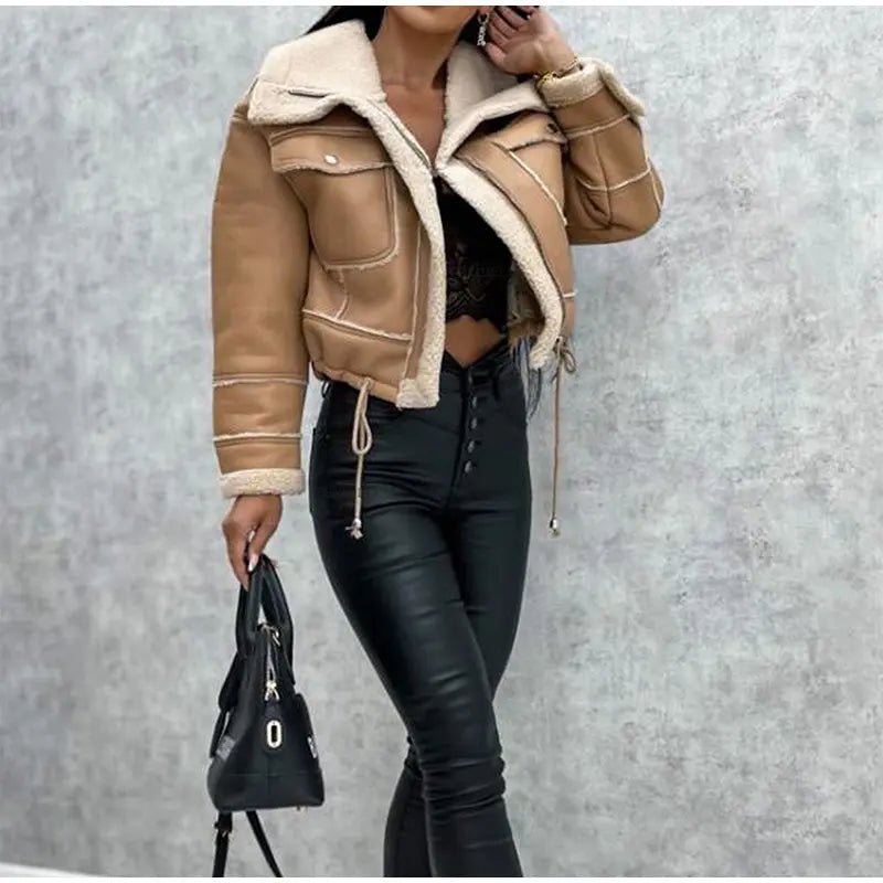 Veste femme — Fermeture éclair devant, doublure en polaire