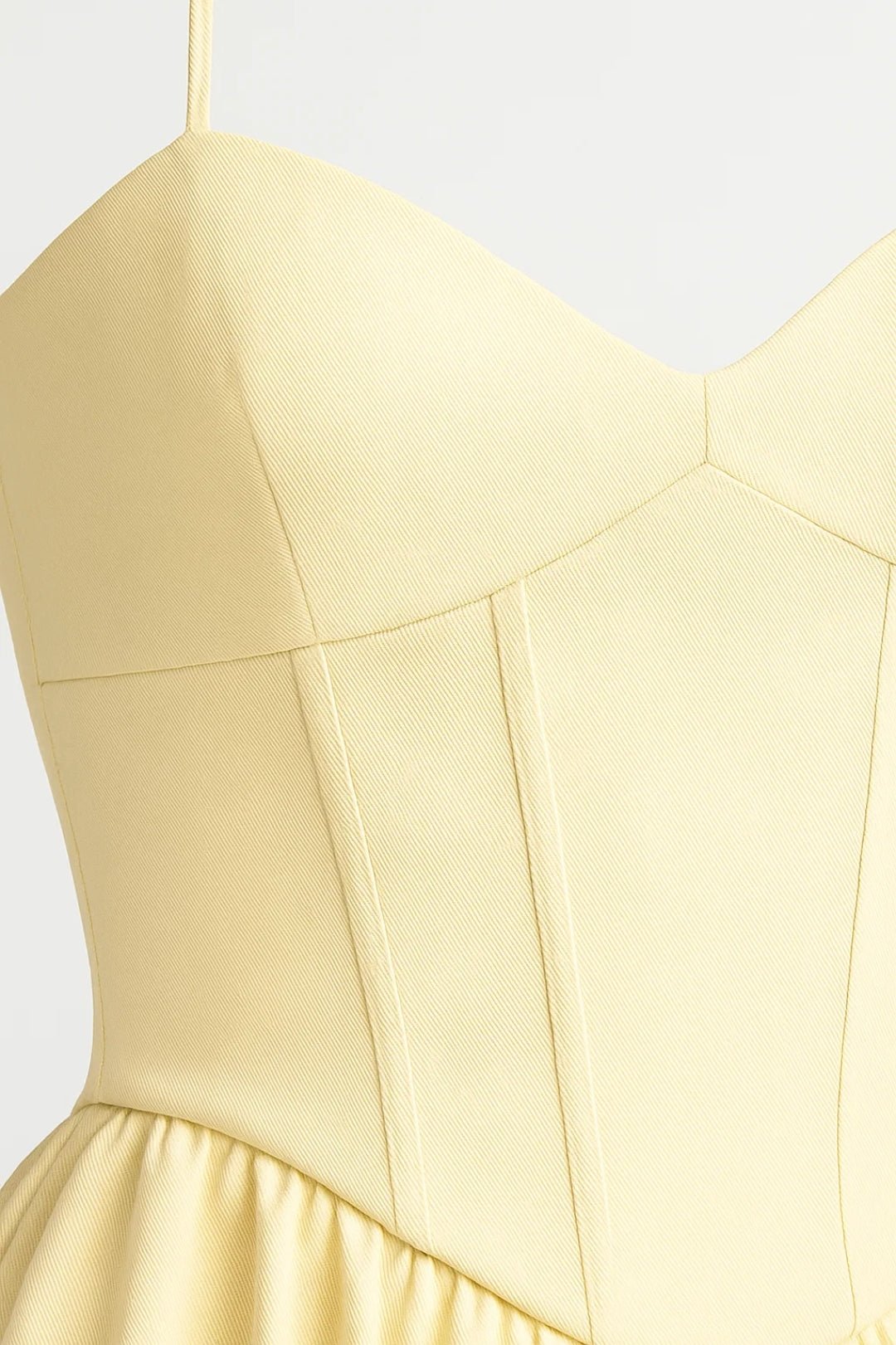 Midikleid für Damen — Spaghettiträger, ärmellos, ausgestellter Schnitt