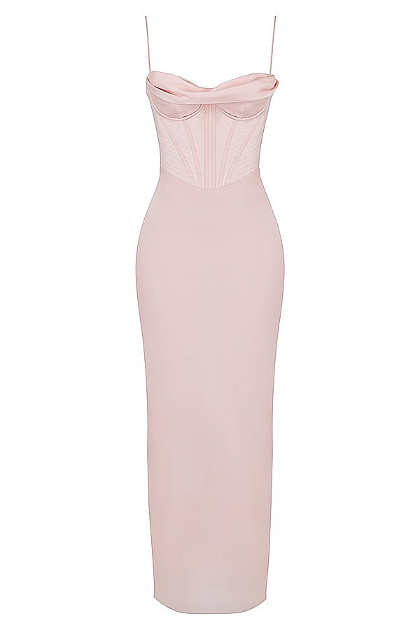 Vestido mini para mujer — ajustado con cierre trasero de lazo plisado
