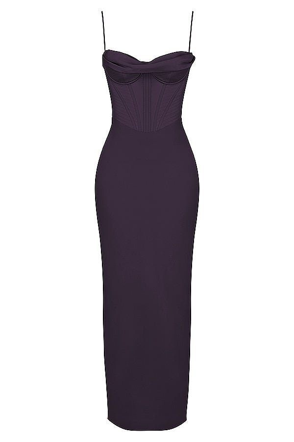 Vestido mini para mujer — ajustado con cierre trasero de lazo plisado