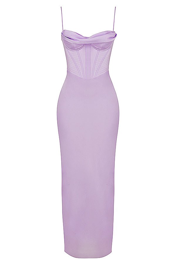 Vestido mini para mujer — ajustado con cierre trasero de lazo plisado