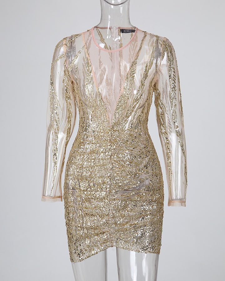 Robe mini femme — moulante détail froncé