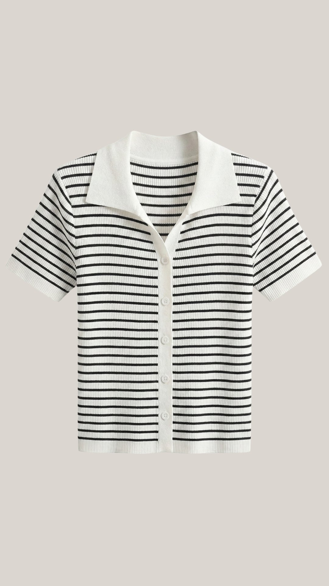 Damen-Poloshirt — Knopfleiste vorne mit Kragendesign  