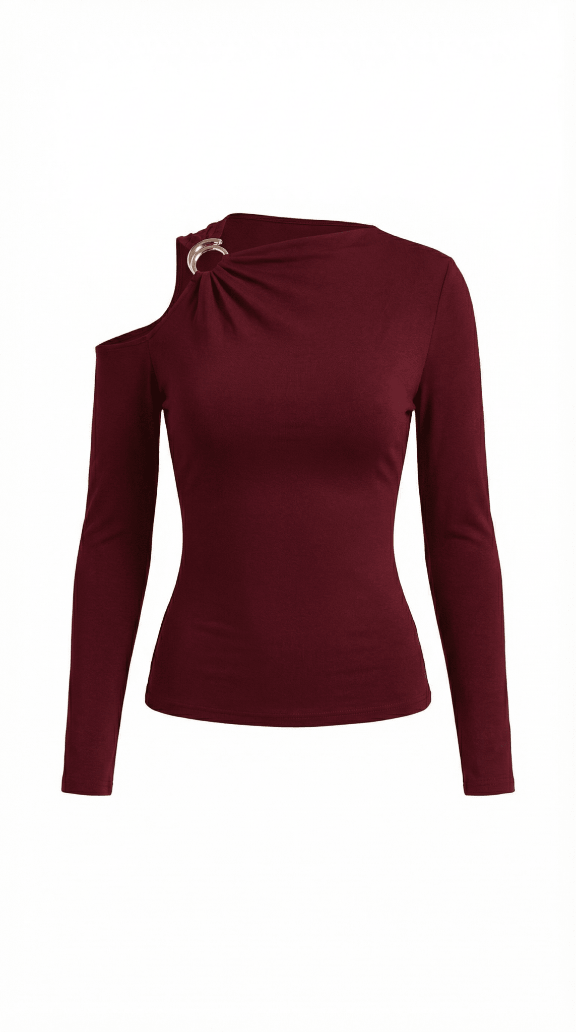 Top da donna — Senza maniche, monospalla con scollo asimmetrico